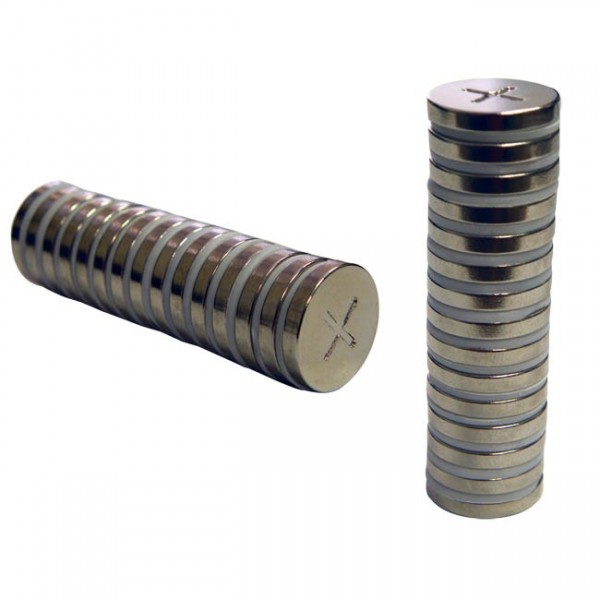 MAGNETIC NICKLE DISCS HALF INCH BY 2 MILLIMETER