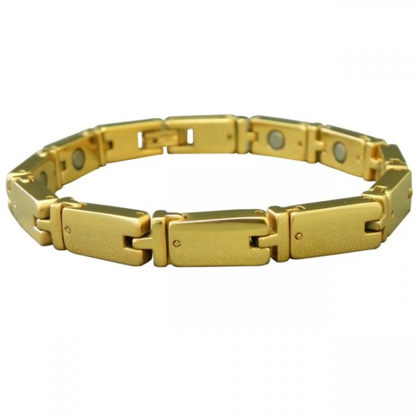 Magnetic Tungsten Bracelet Turtle Gold