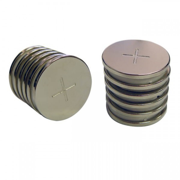 Magnetic Nickle Discs 1 inch by 2 millimeter