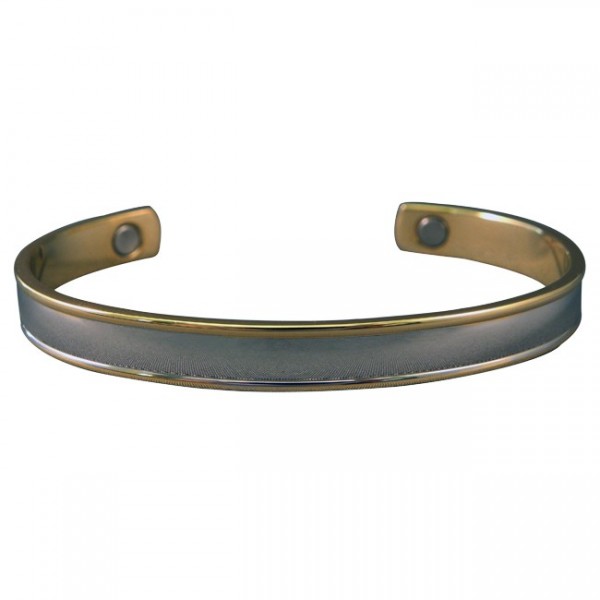 Magnetic Cuff Gold and Silver Band