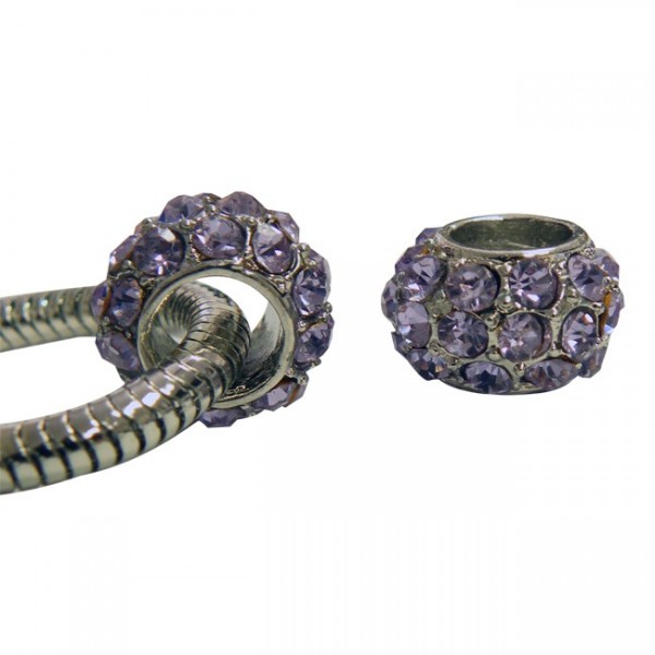 Pandora Style CZ Beads